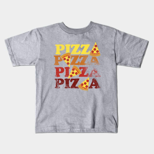 Pizza Lover Kids T-Shirt by bubbsnugg